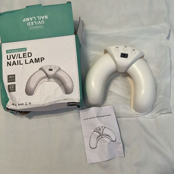 NIB Professional UV/LED Nail Lamp 2 available purchased by mistake no returns - Picture 5 of 12